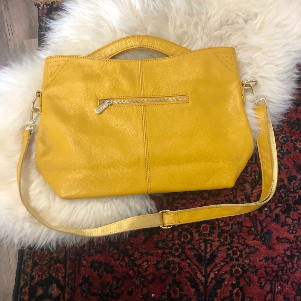 Leather Yellow Purse